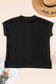 Tops/Tops & Tees Summer Knit Exposed Stitching T-shirt