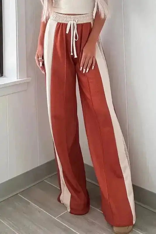 Trousers Flamingo Fiesta Wide-Leg Pants