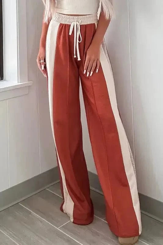 Trousers Flamingo Fiesta Wide-Leg Pants