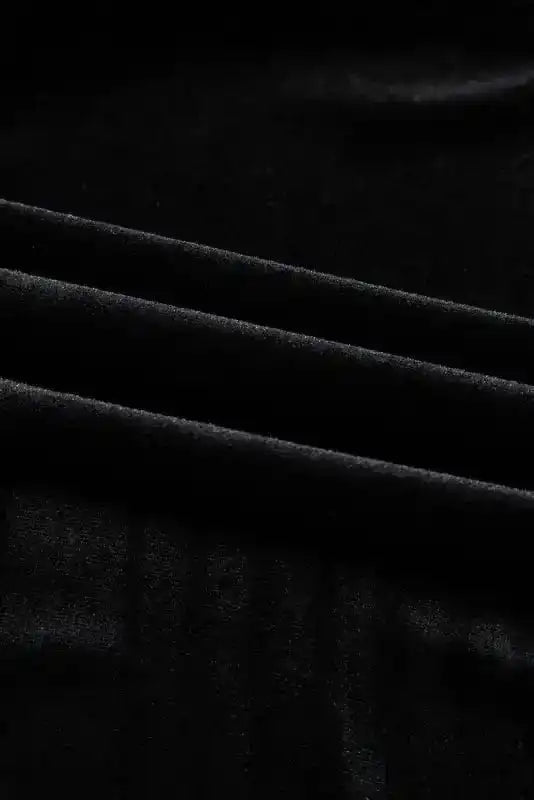 Tunic Tops Onyx Bead Velvet Tunic Top