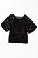 Tunic Tops Onyx Bead Velvet Tunic Top