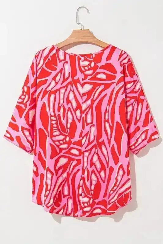Tunic Tops Ruby Rhapsody Oversized Blouse