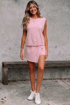 Two Piece Dresses Cotton Luxe Skirt Set