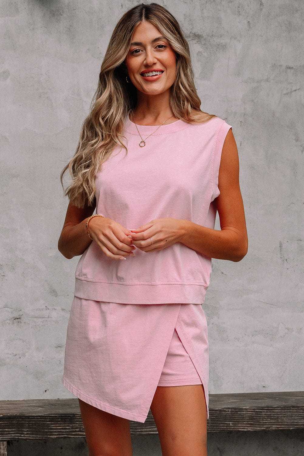 Two Piece Dresses Cotton Luxe Skirt Set