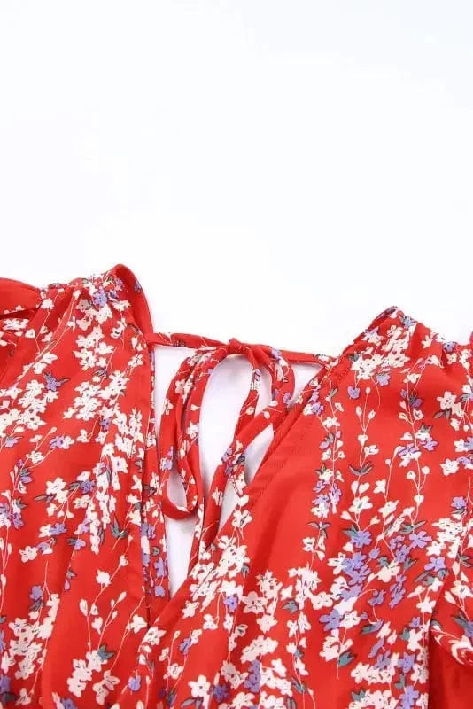 Two Piece Dresses Floral Fantasy Co-Ord - Crop Top & Maxi Skirt Set