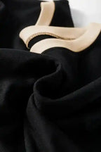 Two Piece Dresses Noir Chic Pullover and Skort Set