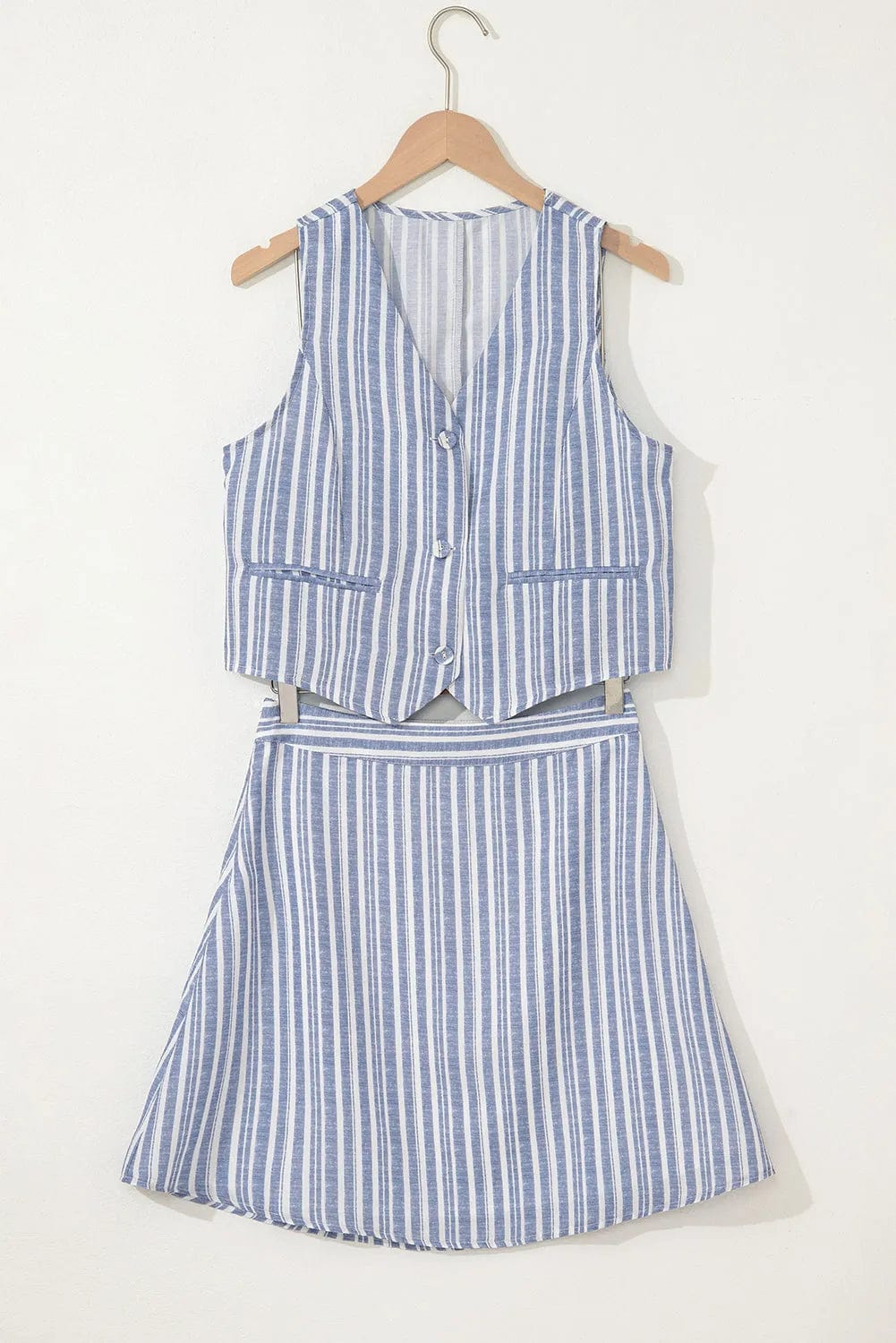 Two Piece Dresses Office Glam Waistcoat Set