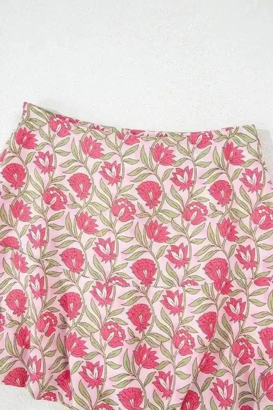 Two Piece Dresses Puffy Crop Top & Mini Skirt Set