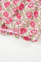 Two Piece Dresses Puffy Crop Top & Mini Skirt Set