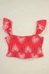 Two Piece Dresses Rosette Ruffle Co-ord Set