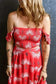 Two Piece Dresses Rosette Ruffle Co-ord Set
