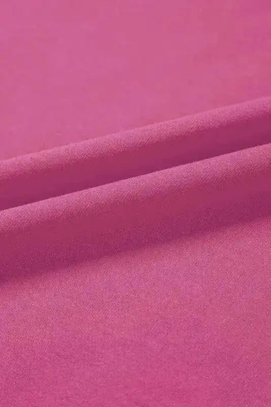 Two Piece Dresses Rosy Contrast Pullover and Skort Set