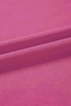 Two Piece Dresses Rosy Contrast Pullover and Skort Set