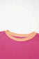 Two Piece Dresses Rosy Contrast Pullover and Skort Set