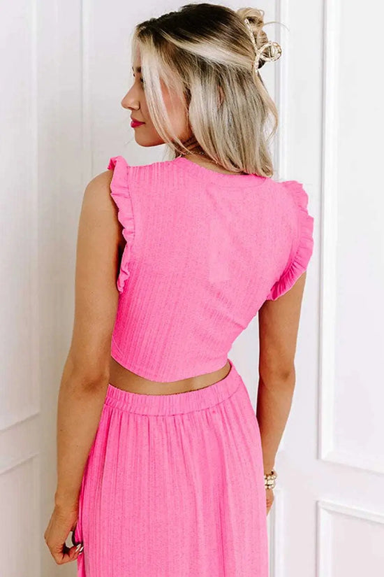 Two Piece Dresses Ruffle Grace Co-ord Skirt Set