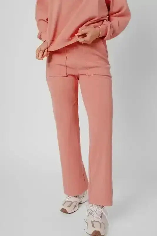 Two Piece Pant Sets Blossom CozyKnit Lounge Set