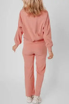 Two Piece Pant Sets Blossom CozyKnit Lounge Set