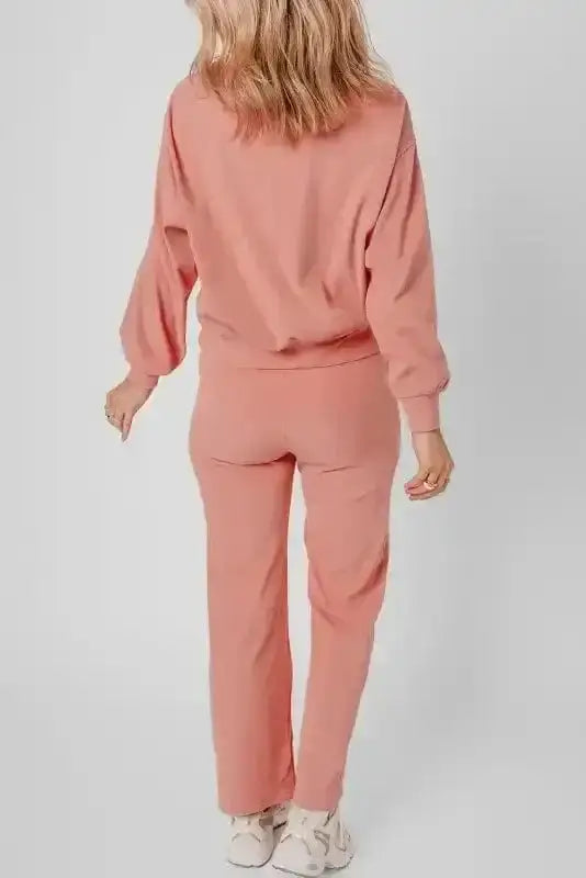 Two Piece Pant Sets Blossom CozyKnit Lounge Set