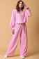 Two Piece Pant Sets Bonbon Chic Drawstring Lounge Set