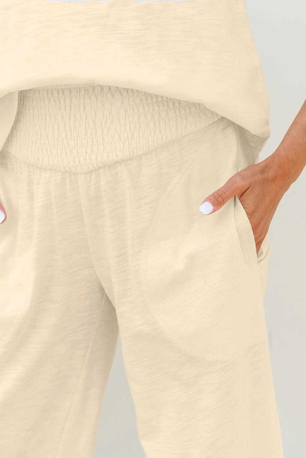 Two Piece Pant Sets Breezy Chic Pants Set