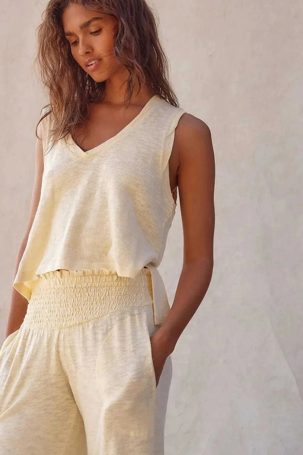 Two Piece Pant Sets Breezy Chic Pants Set