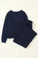 Two Piece Pant Sets Casual Comfort: Ultra Loose 2-Piece Textured Ensemble