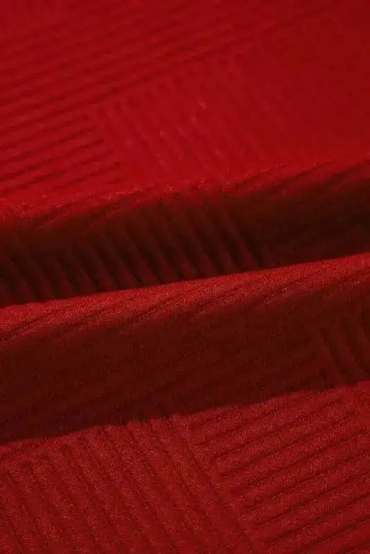 Two Piece Pant Sets Casual Comfort: Ultra Loose 2-Piece Textured Ensemble