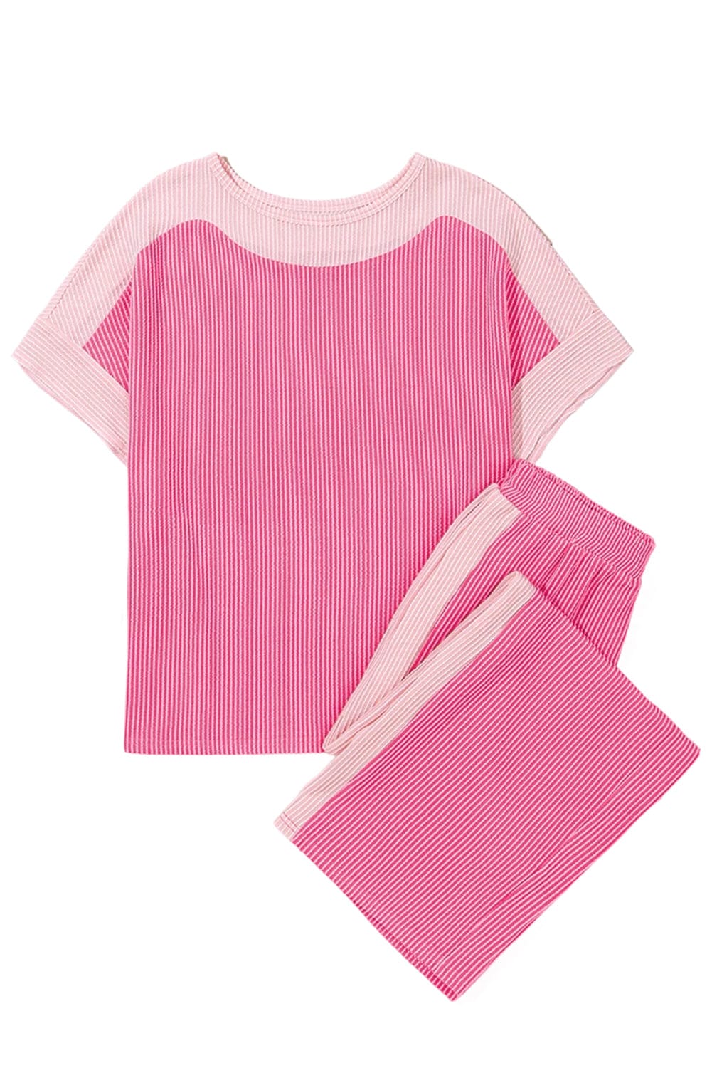 Two Piece Pant Sets Casual Luxe Corded Co-ord