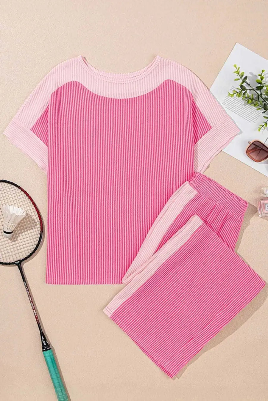 Two Piece Pant Sets Casual Luxe Corded Co-ord