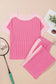 Two Piece Pant Sets Casual Luxe Corded Co-ord
