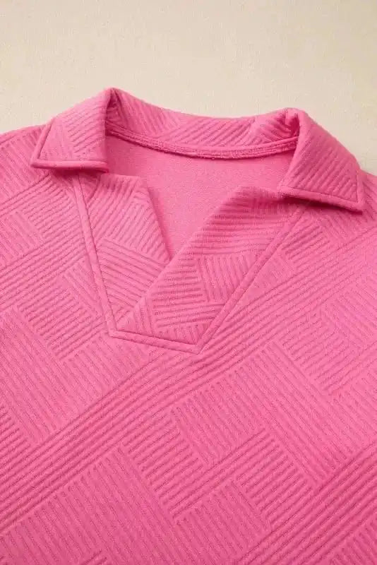 Two Piece Pant Sets Chic Bonbon Textured Ensemble