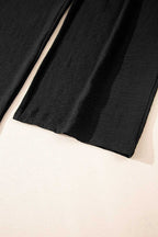 Two Piece Pant Sets Luxury Wide Leg Co-ord Set – Trendy Matching Lounge Outfit