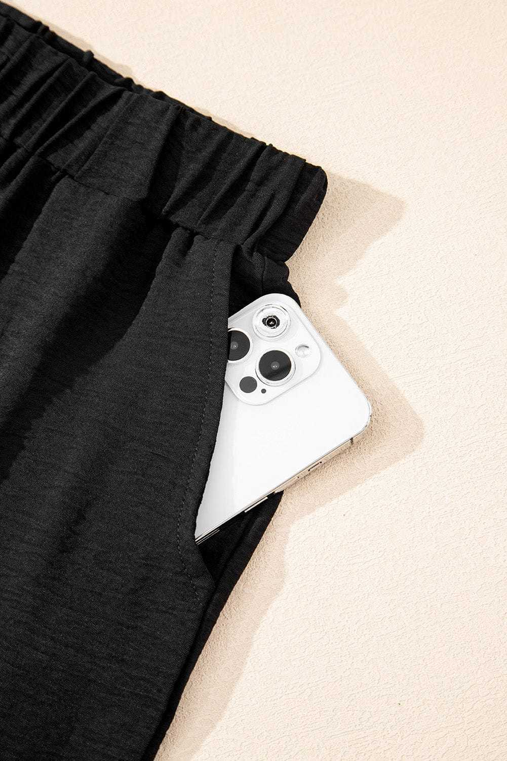 Two Piece Pant Sets Luxury Wide Leg Co-ord Set – Trendy Matching Lounge Outfit