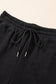Two Piece Pant Sets Sleek Noir Zipper Ensemble
