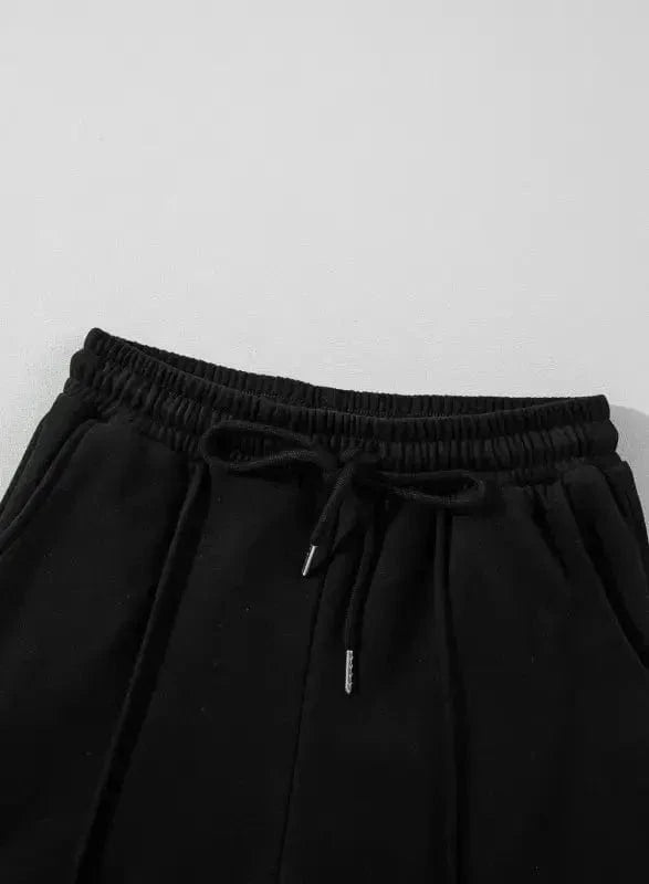 Two Piece Pant Sets Urban Noir Zip & Drawstring Lounge Set