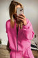 Two Piece Pant Sets Vivid Pink Zip & Tie Tracksuit Set