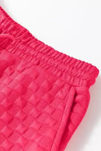 Two Piece Pants Sets Checkered Charm Co-ord Set