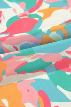 Two Piece Pants Sets Floral Top and Pants Co-ord Set