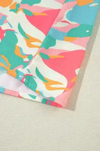 Two Piece Pants Sets Floral Top and Pants Co-ord Set