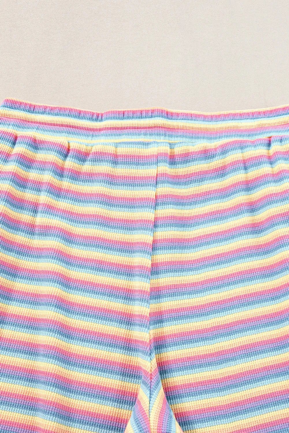 Two Piece Pants Sets Funky Stripes Wide Leg Pants Set
