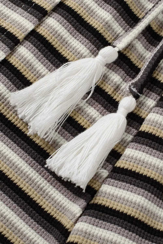 Two Piece Pants Sets Funky Stripes Wide Leg Pants Set