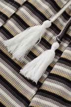 Two Piece Pants Sets Funky Stripes Wide Leg Pants Set