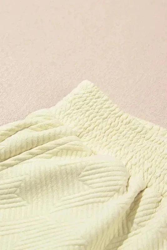 Two Piece Pants Sets Puff-Sleeve Top with Coordinated Pants