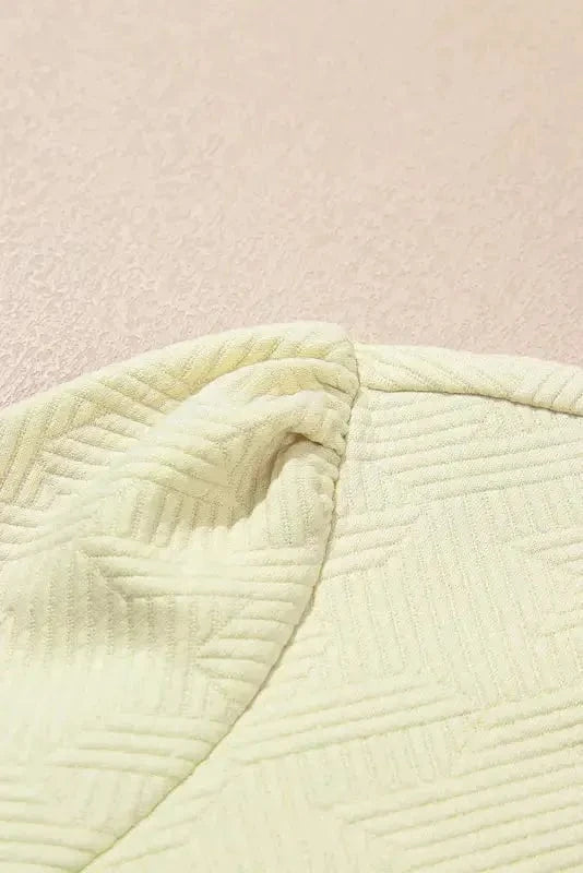 Two Piece Pants Sets Puff-Sleeve Top with Coordinated Pants