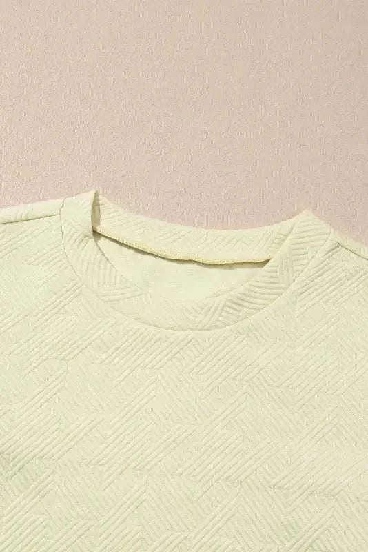 Two Piece Pants Sets Puff-Sleeve Top with Coordinated Pants