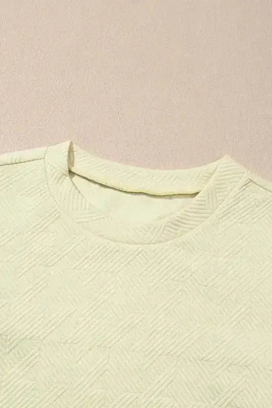 Two Piece Pants Sets Puff-Sleeve Top with Coordinated Pants