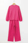 Two Piece Pants Sets Ruby Ruffle Sleeve Co-ord Set