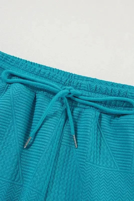 Two Piece Pants Sets Skobeloff Summer Top and Cropped Loose Pants Set