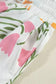 Two Piece Pants Sets White Floral Two Pieces Pants Set