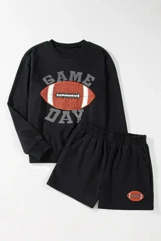 Two Piece Short Sets Casual Kickoff Rugby Outfit